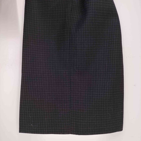 ラルフローレン RALPH LAUREN イタリア製 ウールギャバ 格子柄 2B テーラードジャケット サイドアジャスター ノータックスラックス スーツセットアップ  レディース  34S